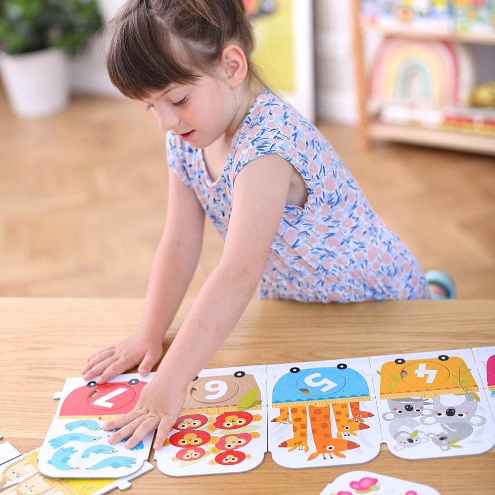 Puzzle El tren de los números 30 pzs