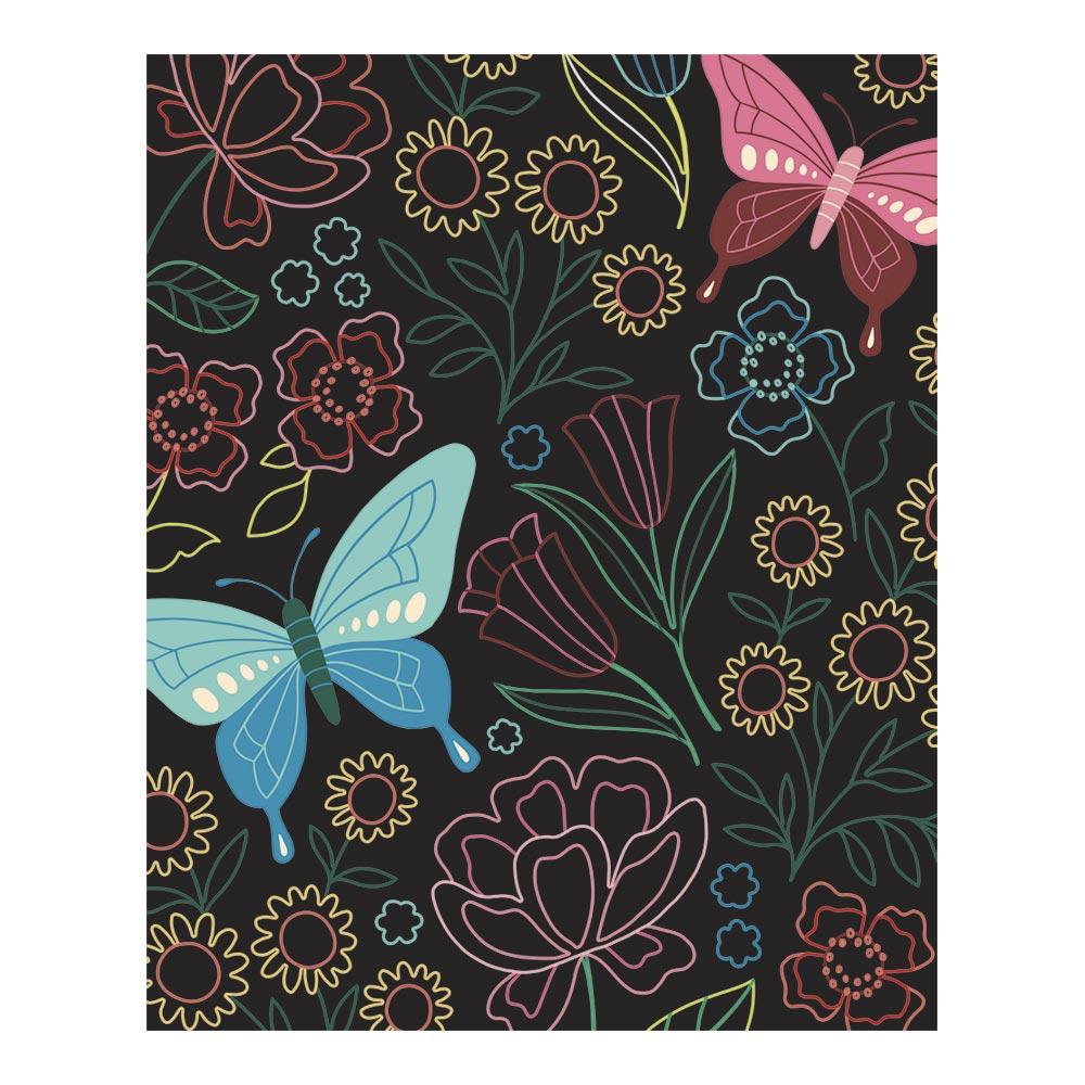 Mi estuche de artista: vestidos rascar y decorar con purpurina