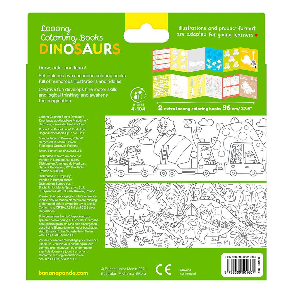 Colorea y aprende con dinosaurios