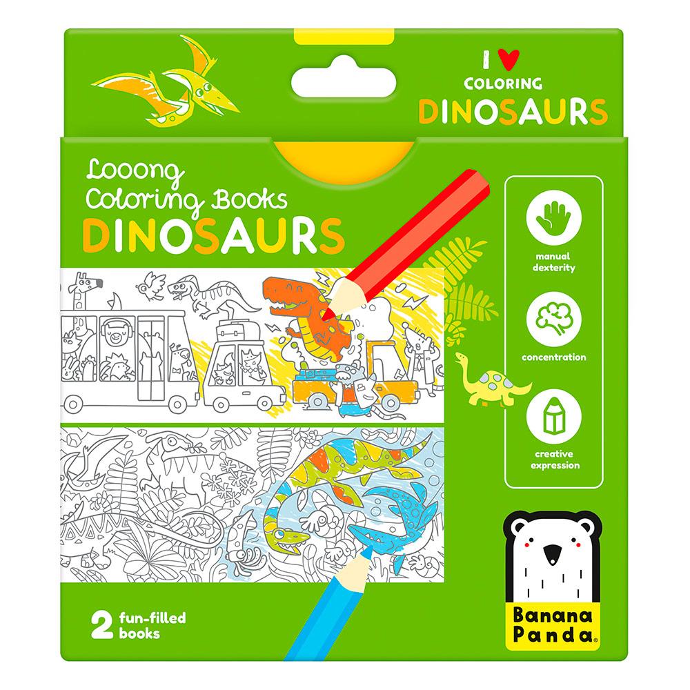 Colorea y aprende con dinosaurios