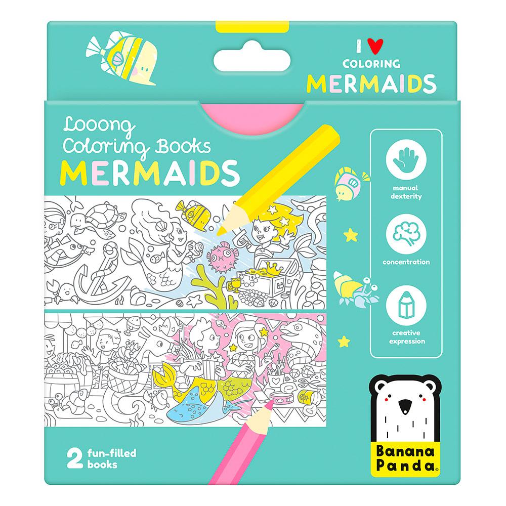 Colorea y aprende con sirenas
