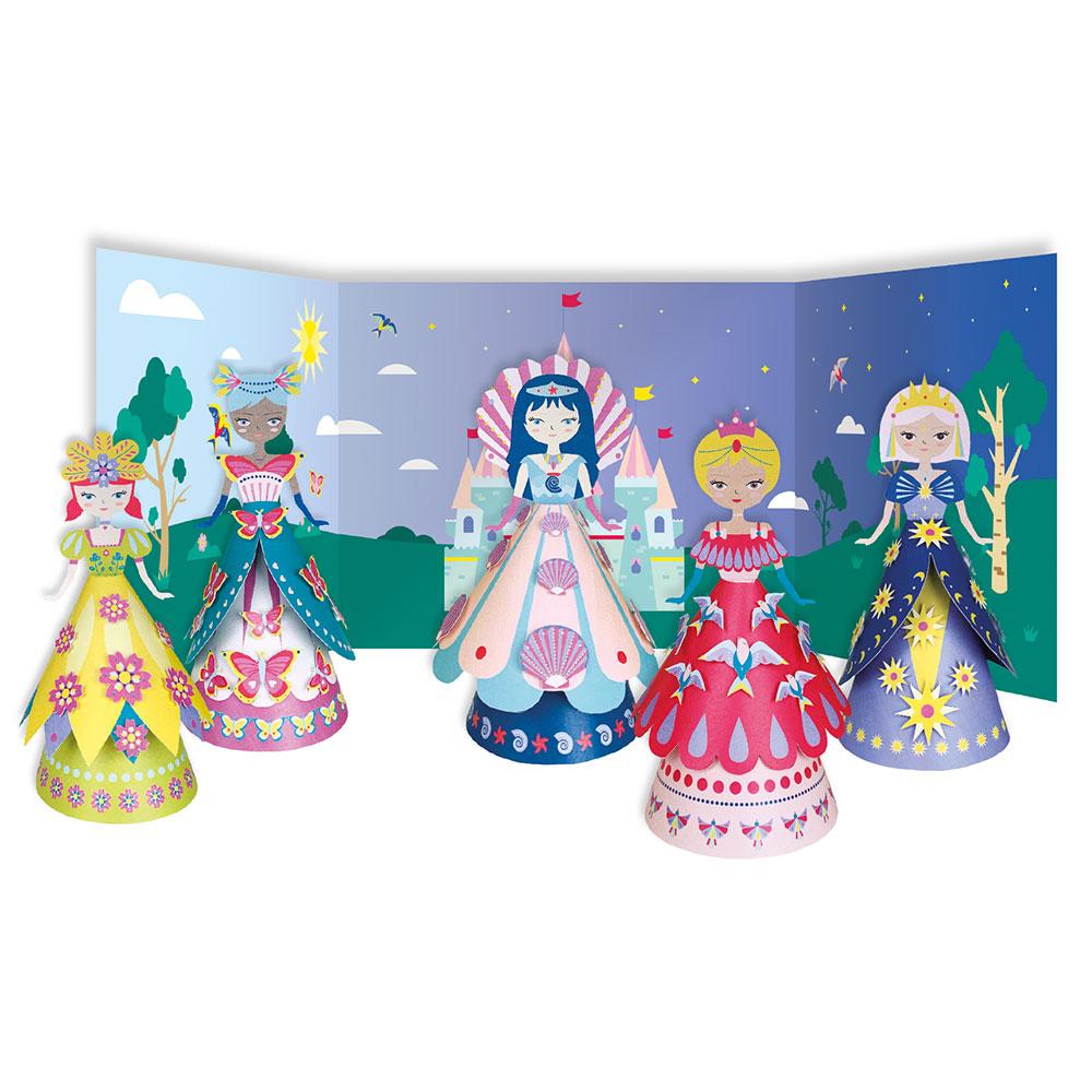 Mi estuche de artista: Princesas de cuento en papel art