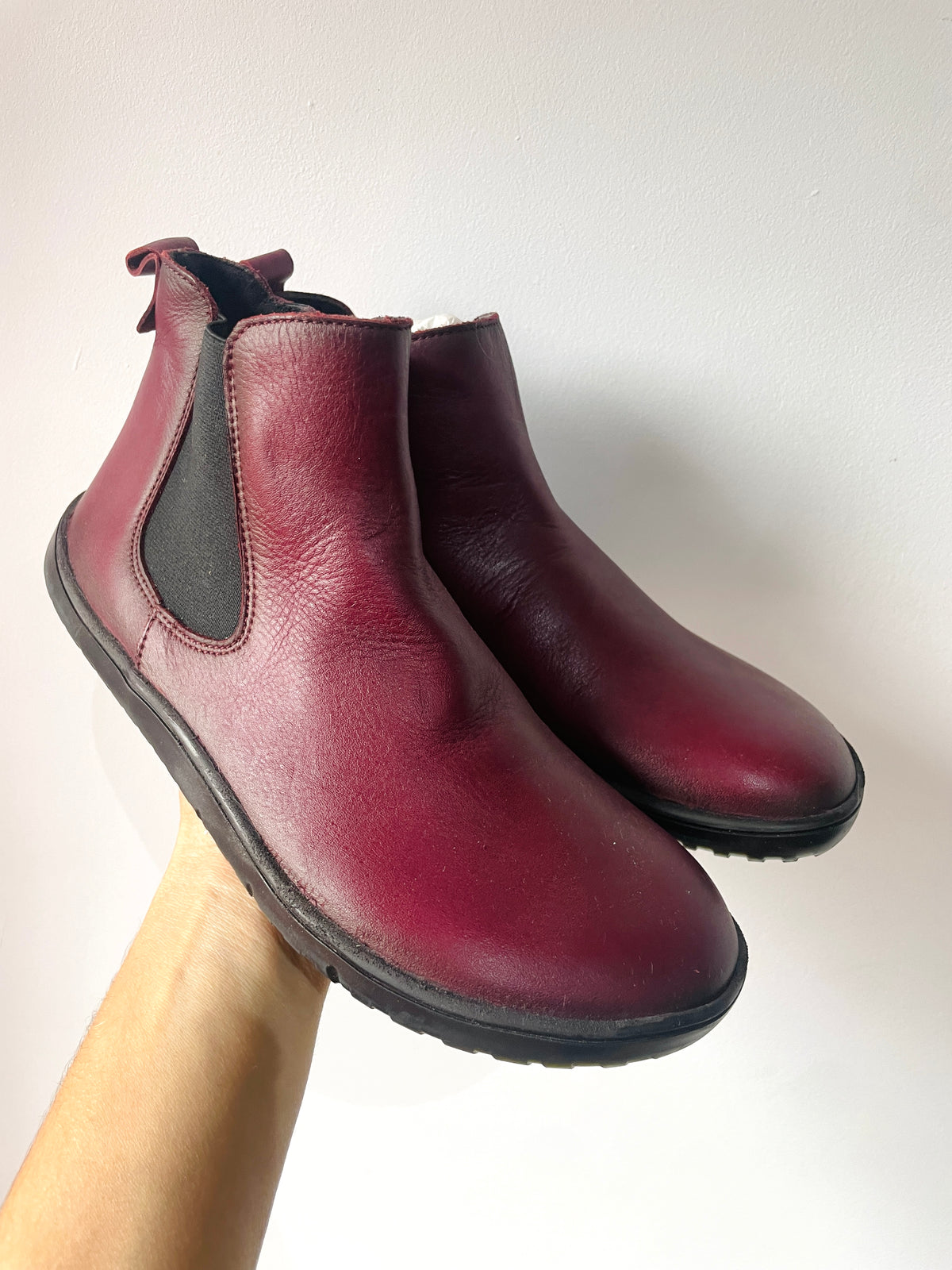 Vivant - Chelsea barefoot piel burdeos