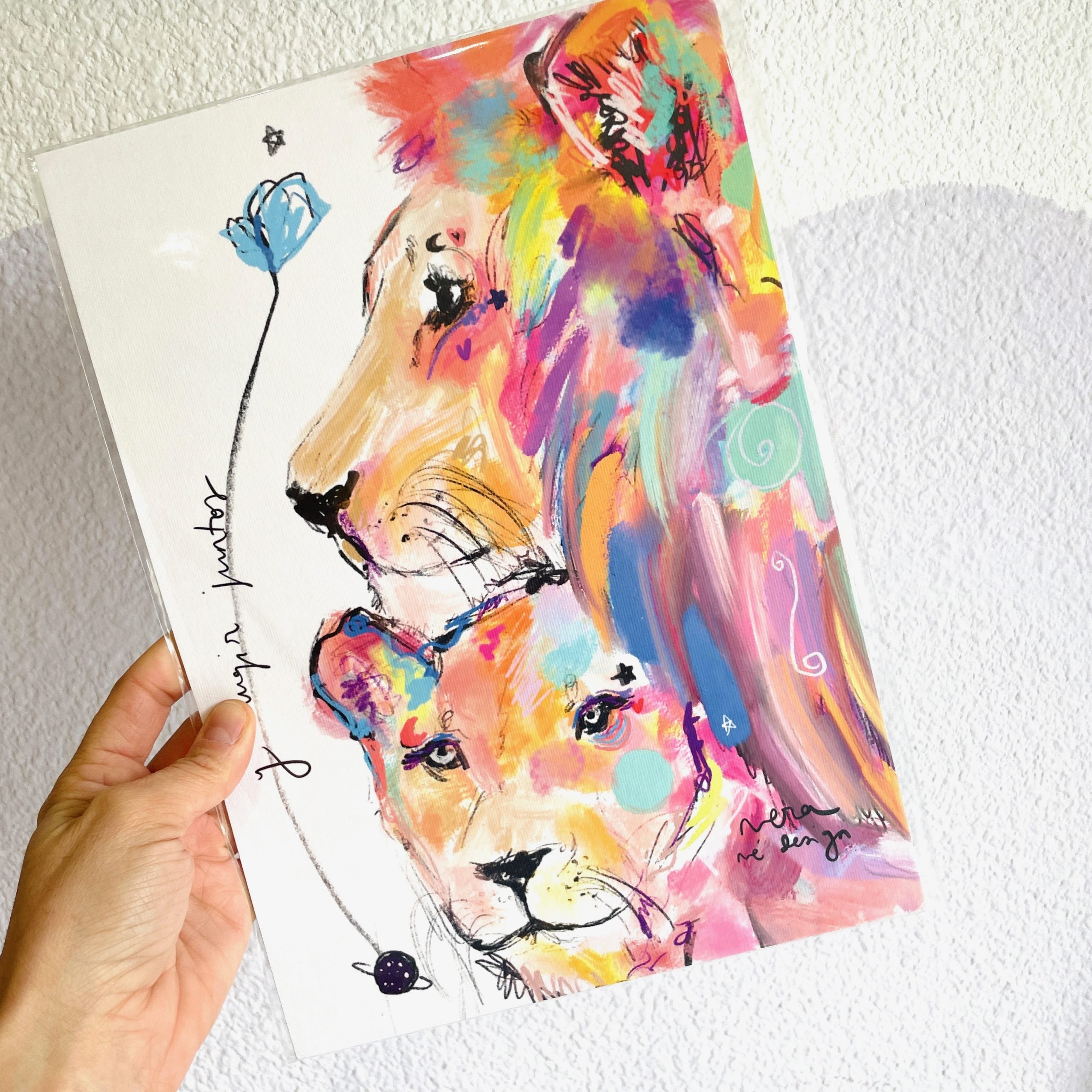 Lámina Rugir juntos