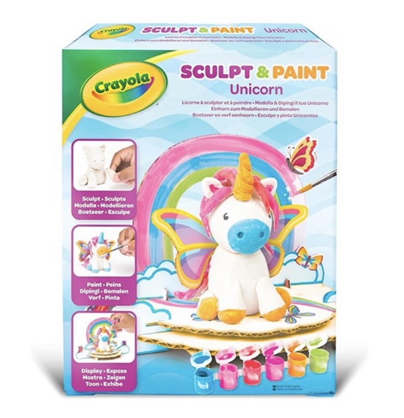 Set Crea y Decora Unicornio con Arcilla Crayola