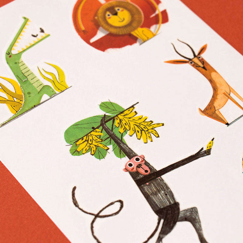 Londji-Calcomanías-Jungle tattoos