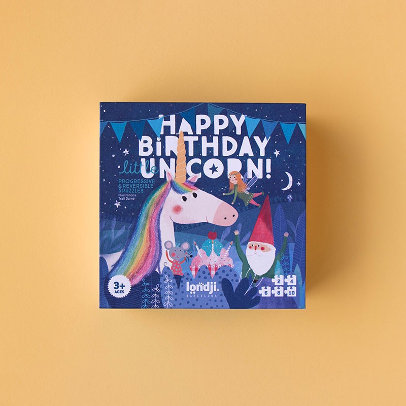 Happy Birthday Unicorn! Puzzle progresivo
