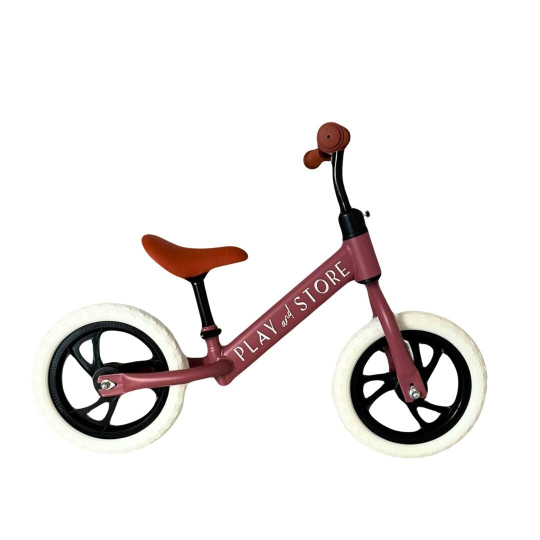 Bicicleta de Equilibrio Play and Store Cereza