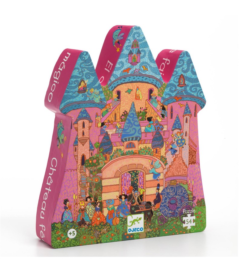 Puzzle silueta El Castillo de cuentos 54 pzas - Djeco