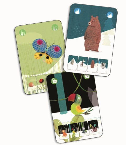Juego de cartas Mini nature