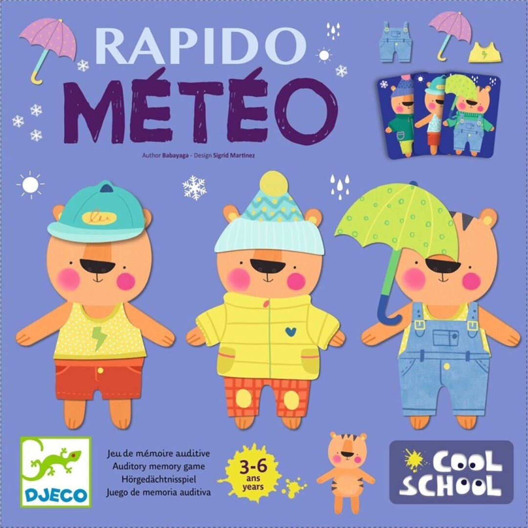 Rápido Météo memoria auditiva - Djeco