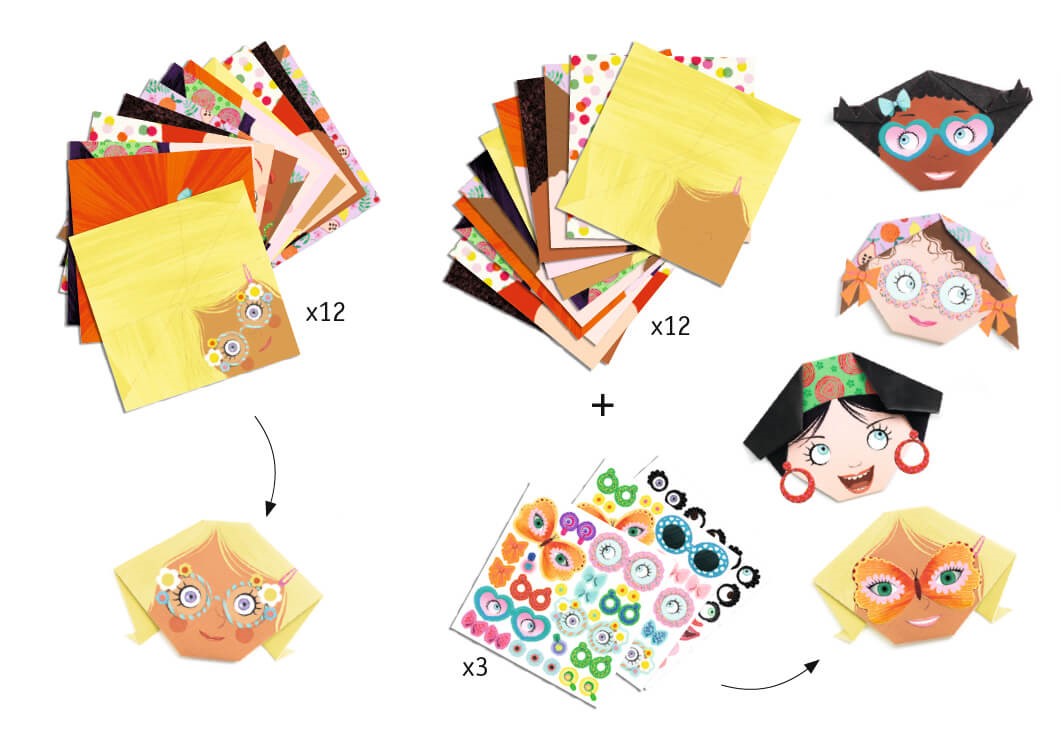 Papiroflexia Origami Caritas - Djeco