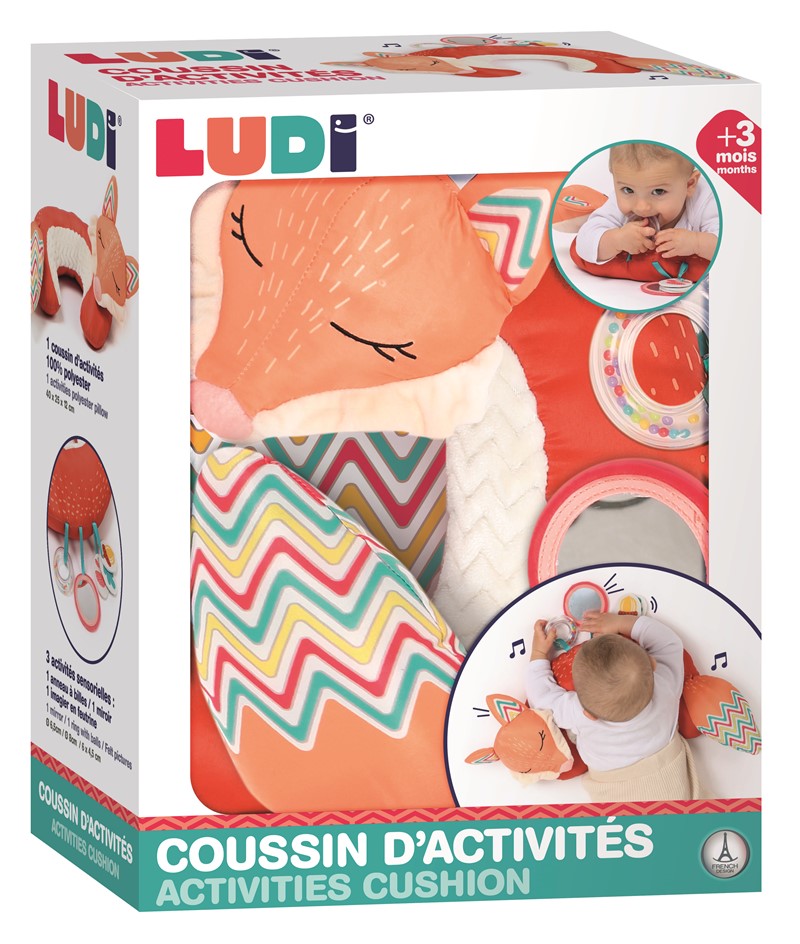 Cojín actividades zorro - Ludi