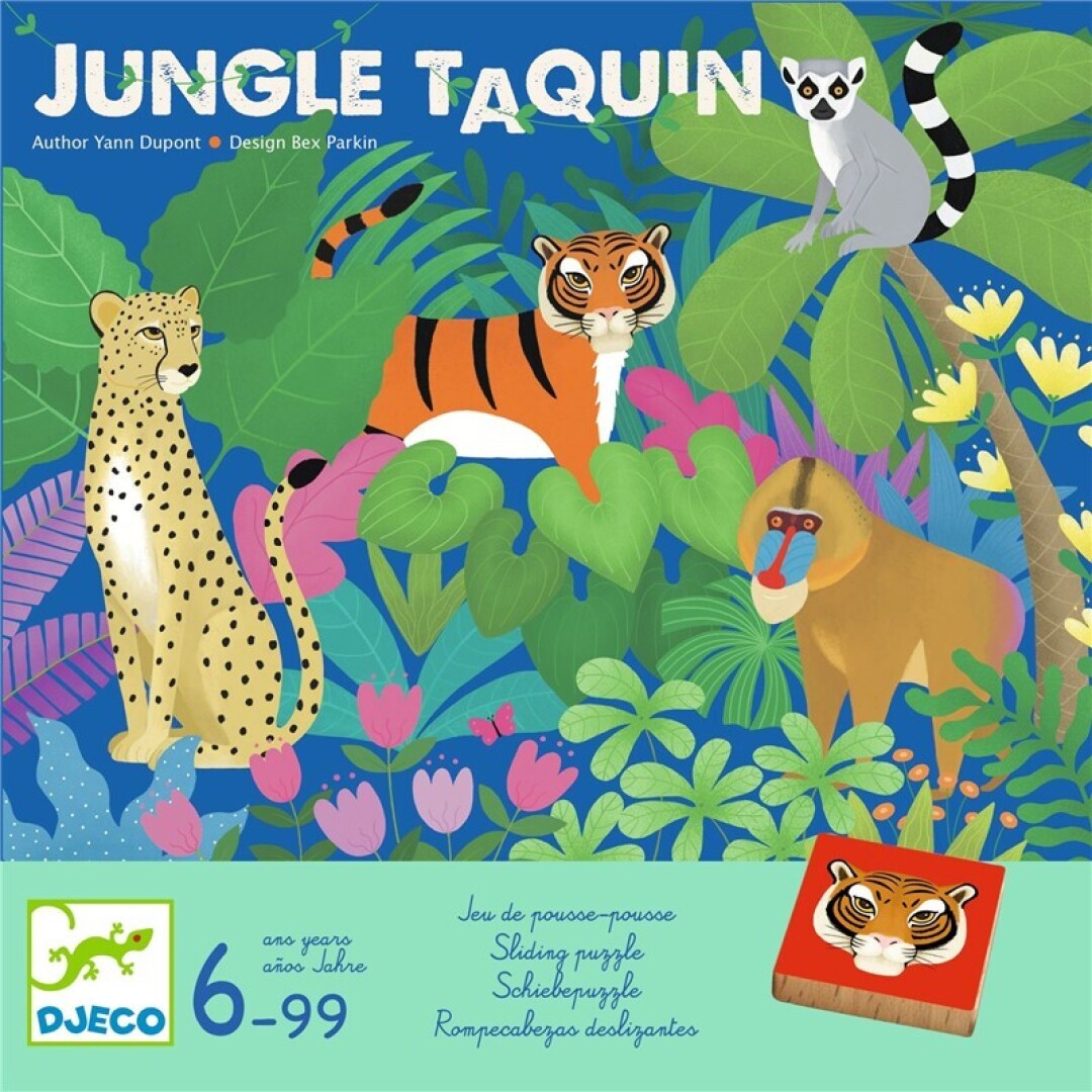 Juego Jungle Taquin destreza, rapidez y estrategia - Djeco