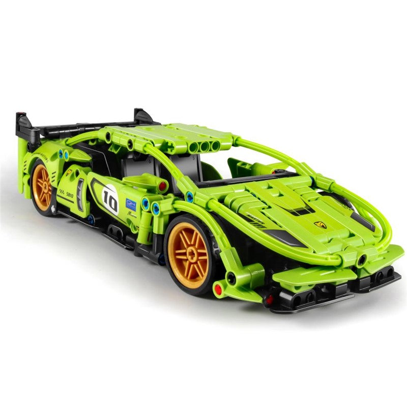 Coche de carreras verde 457 pzas - iMMaster