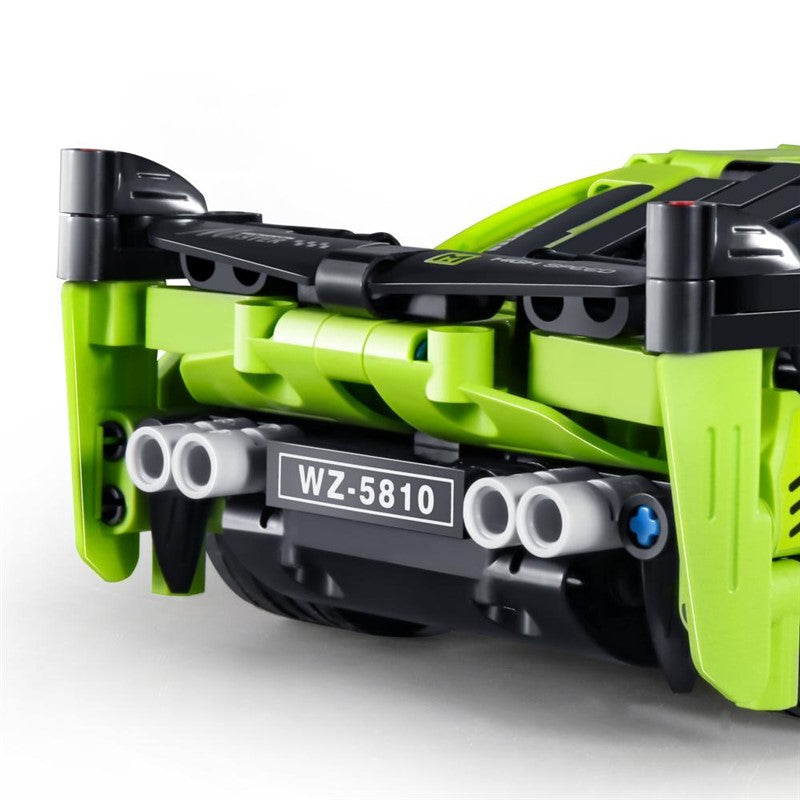 Coche de carreras verde 457 pzas - iMMaster