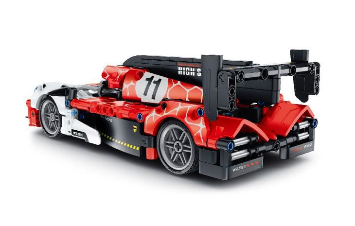 Coche de carreras Blanco y rojo 472 pzas - iMMaster