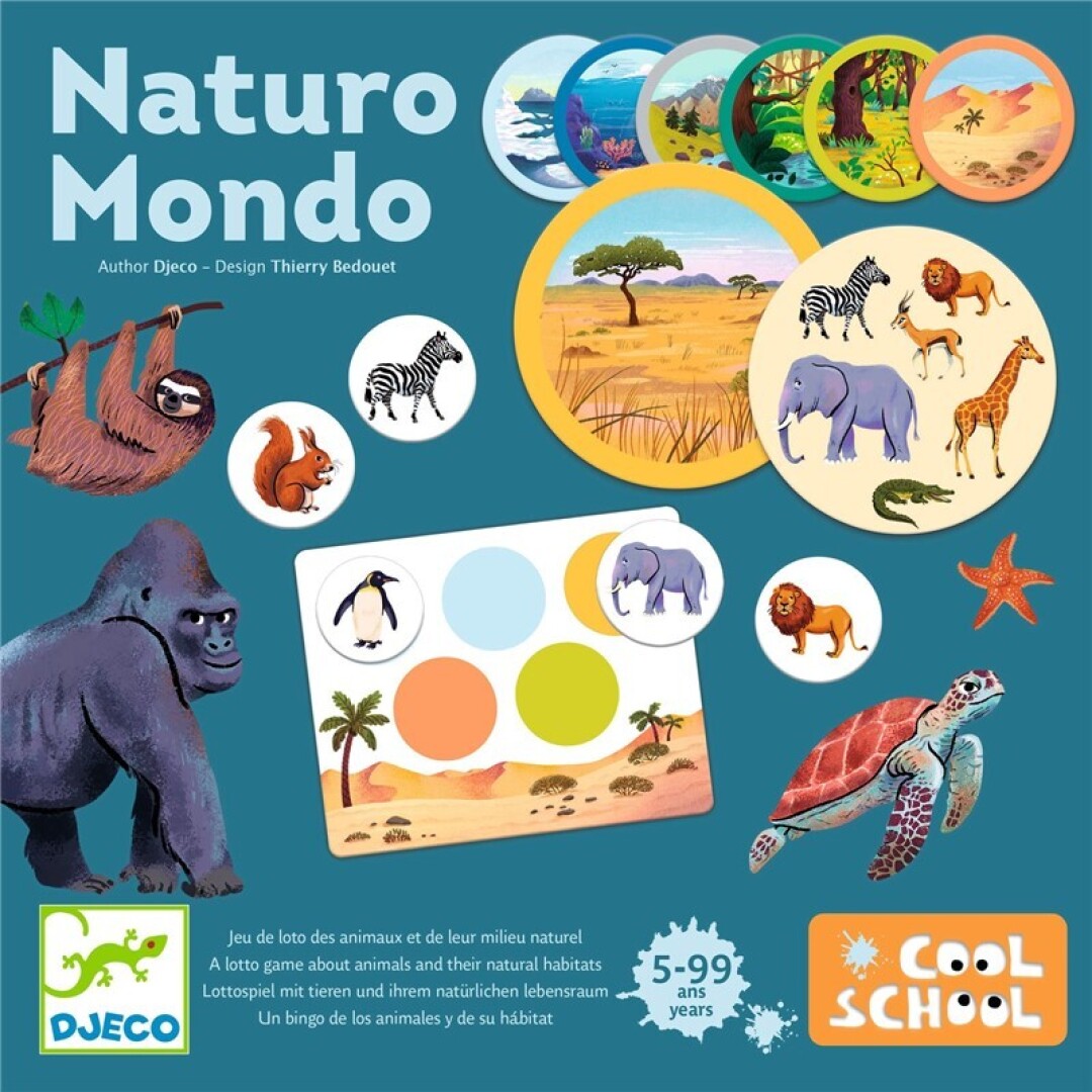 Juego Cool School Naturo Mondo - Djeco