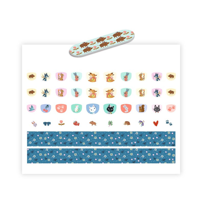 Pack pegatinas para uñas: Monada - Djeco