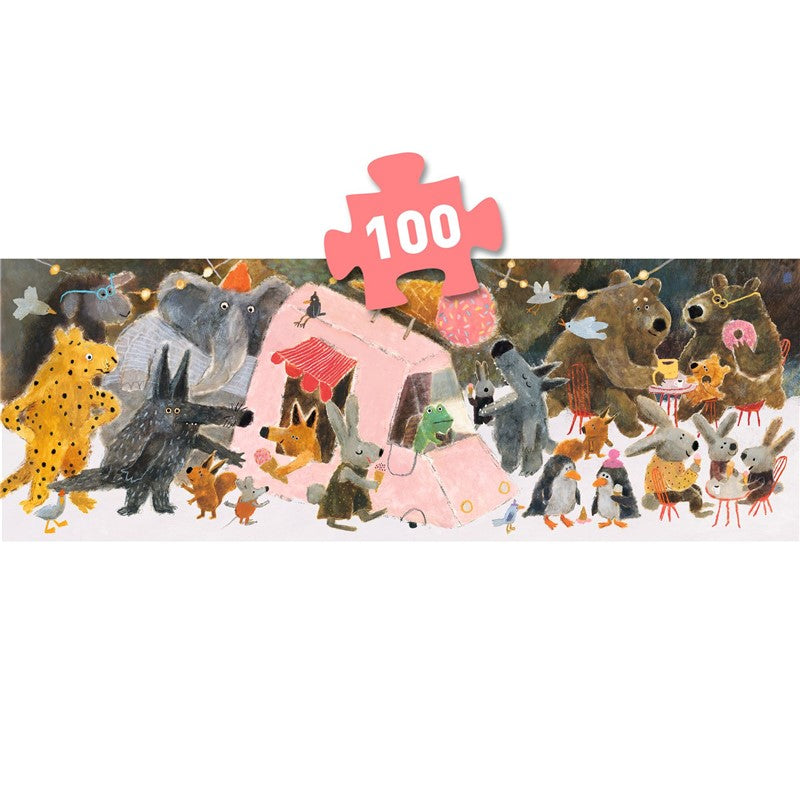Puzzle 100 pzas: The park - Djeco