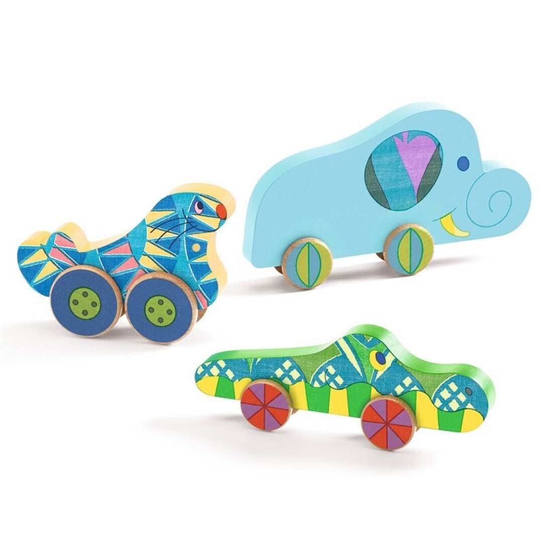 Encajable Puzz & Roll Bariolo - Djeco