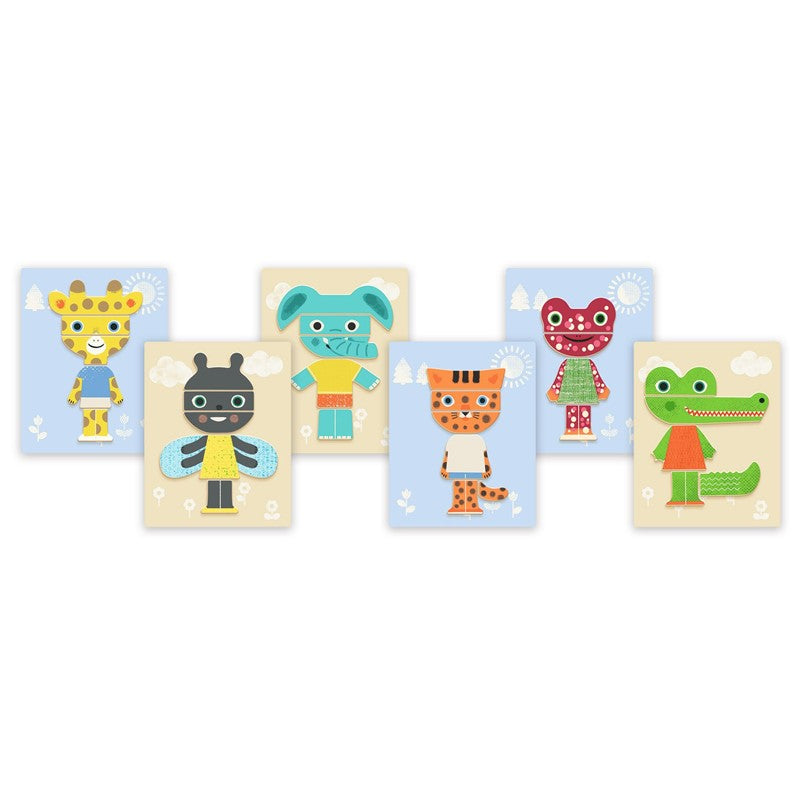Magnéticos InZeBox Mix Animals - Djeco