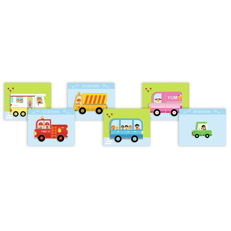 Magnéticos InZeBox Vehicles - Djeco