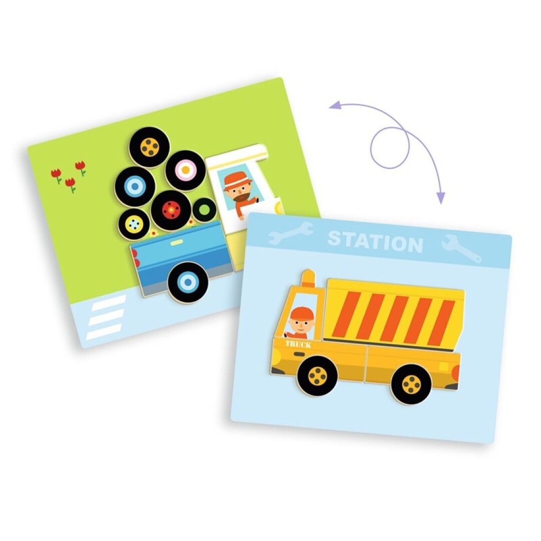 Magnéticos InZeBox Vehicles - Djeco