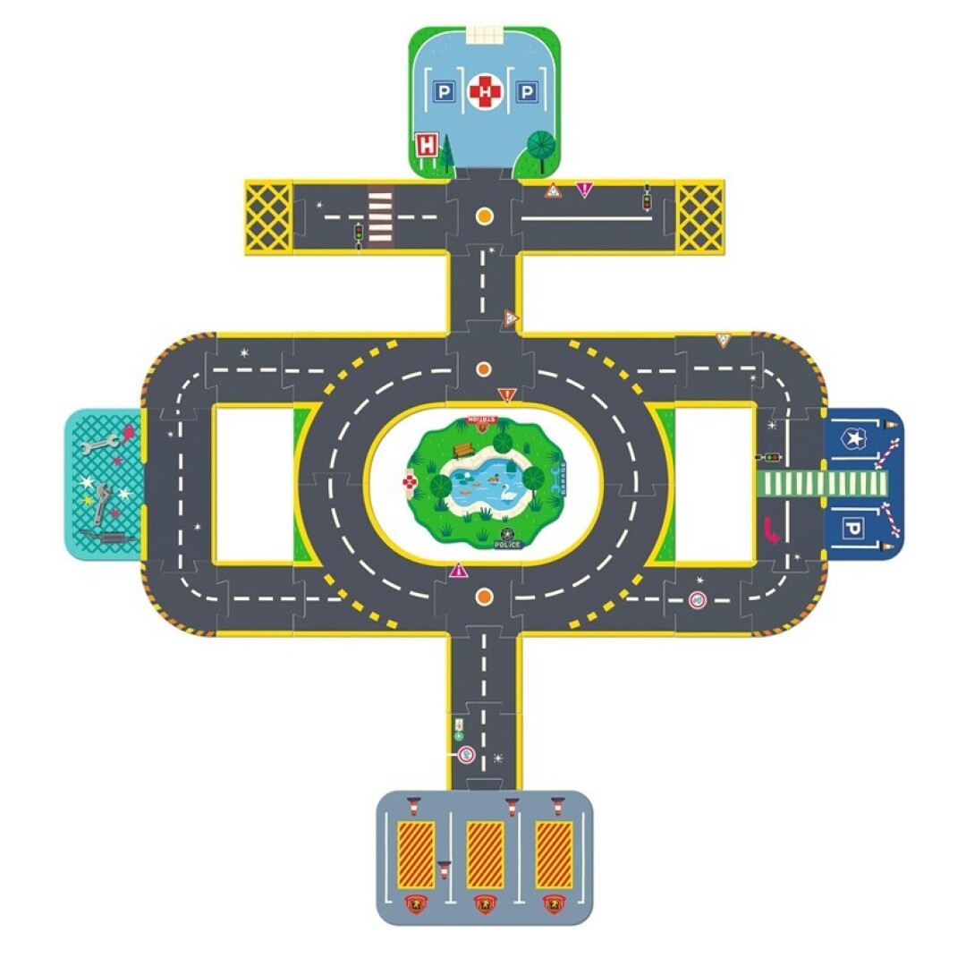 Crazy Motors Puzzl'Up City-Gigante 33 pcs