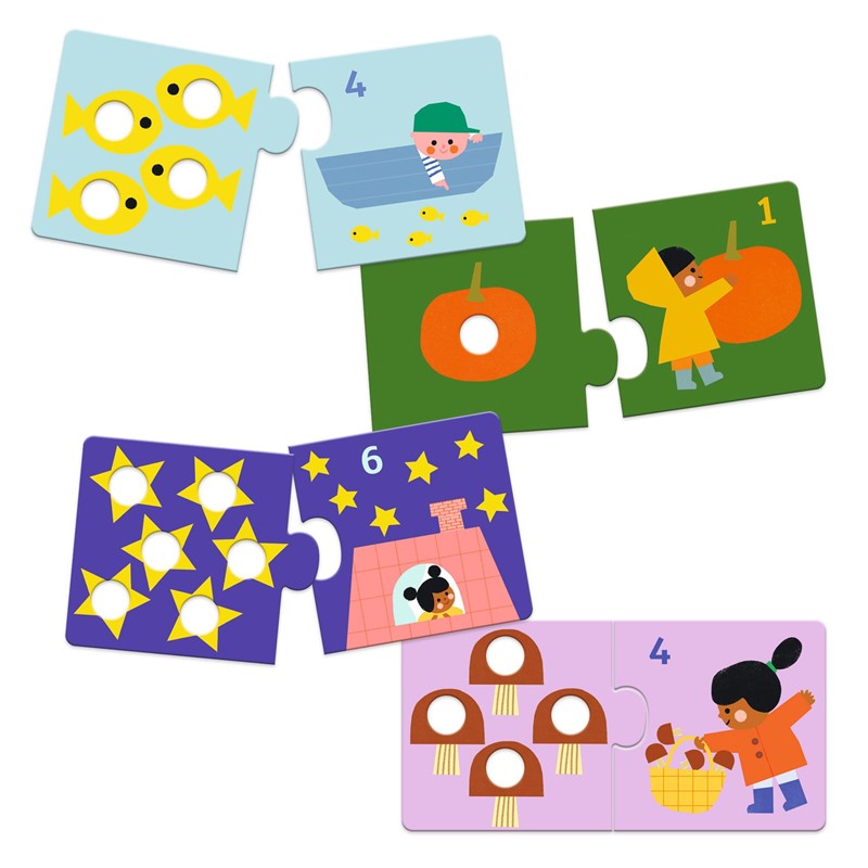 Puzzle Primeras cifras - Djeco