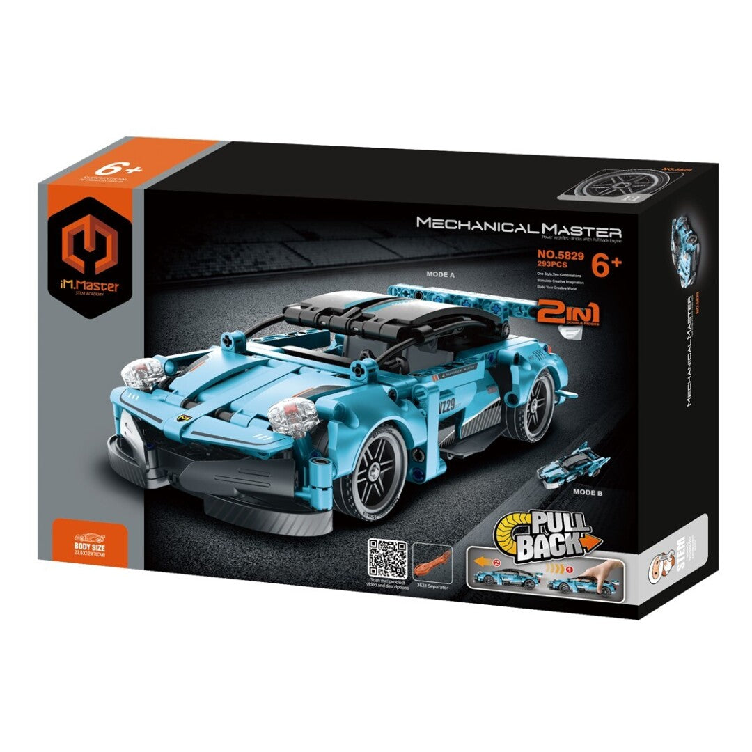 Super car y moto 2 en 1 - 292 pzas - iMMaster