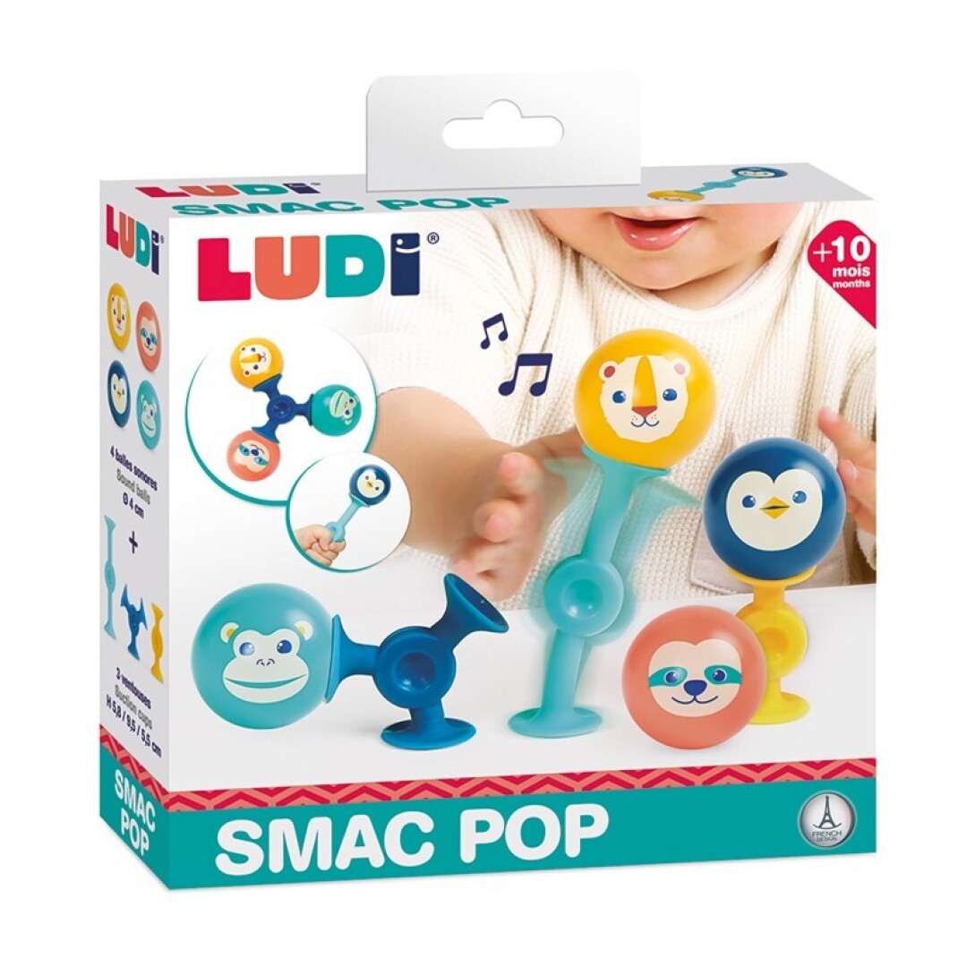 Smac Pop Juego de ventosas sensorial - Ludi