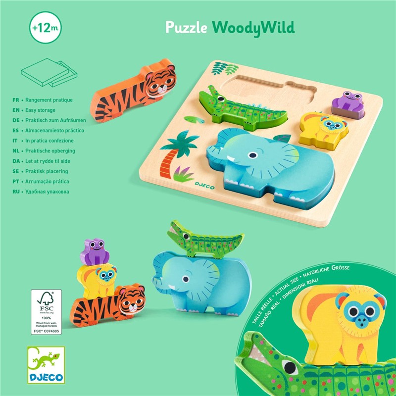 Encajable WoodyWild - Djeco