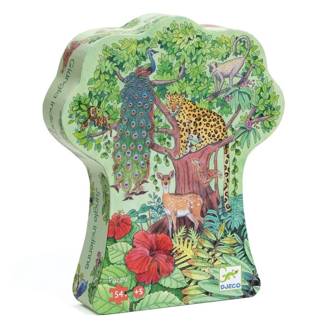 Puzzle silueta Jungla India - Djeco