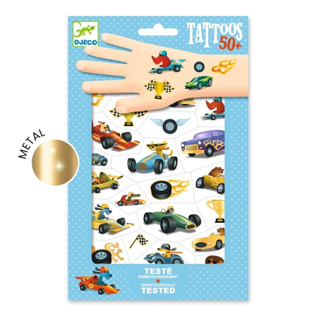 Tatuajes Bólidos - Djeco