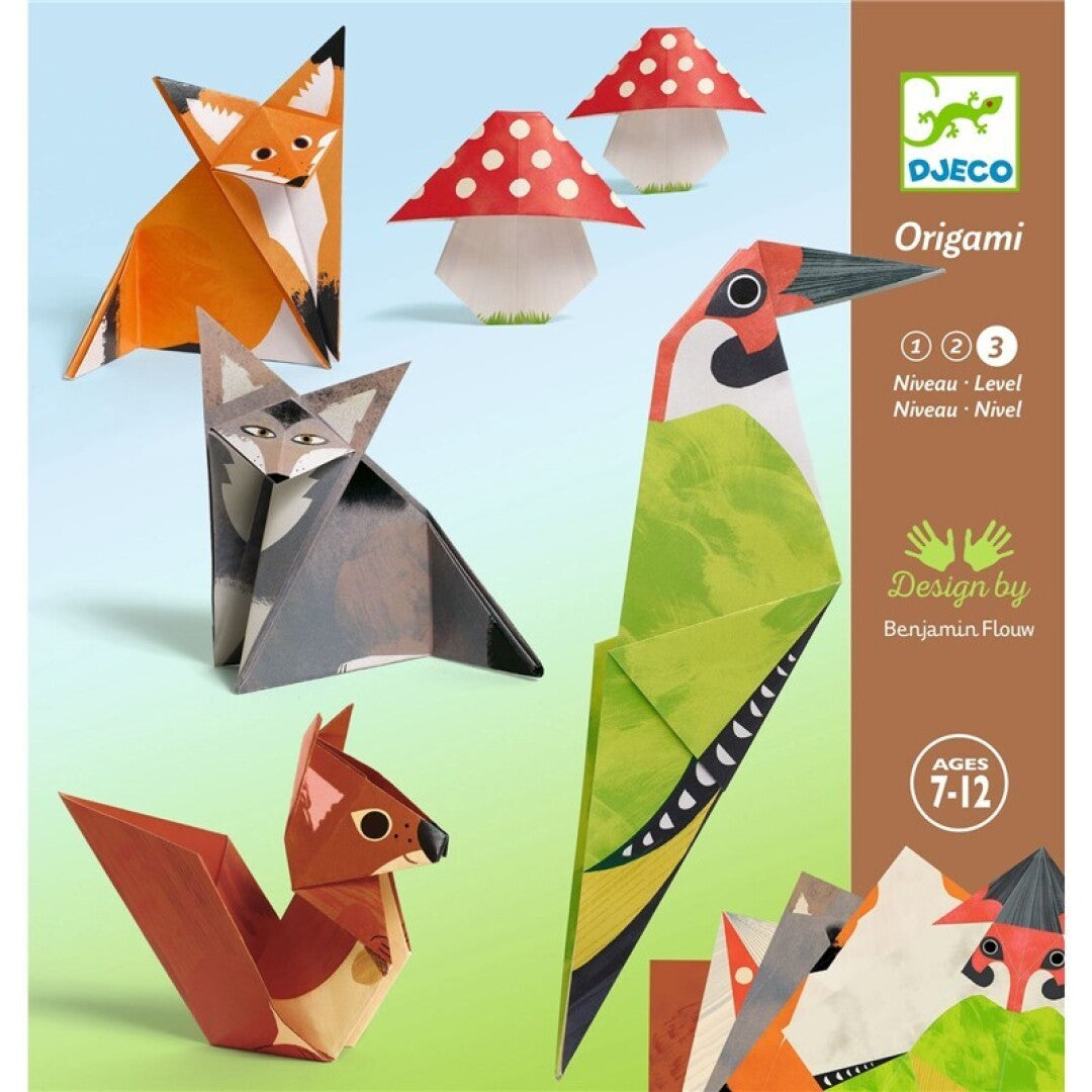 Papiroflexia Un paseo por el bosque - Djeco