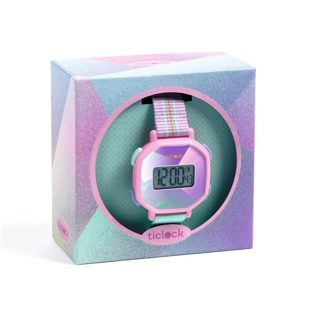Reloj digital Purple Prisma - Djeco