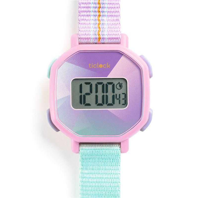 Reloj digital Purple Prisma - Djeco ,