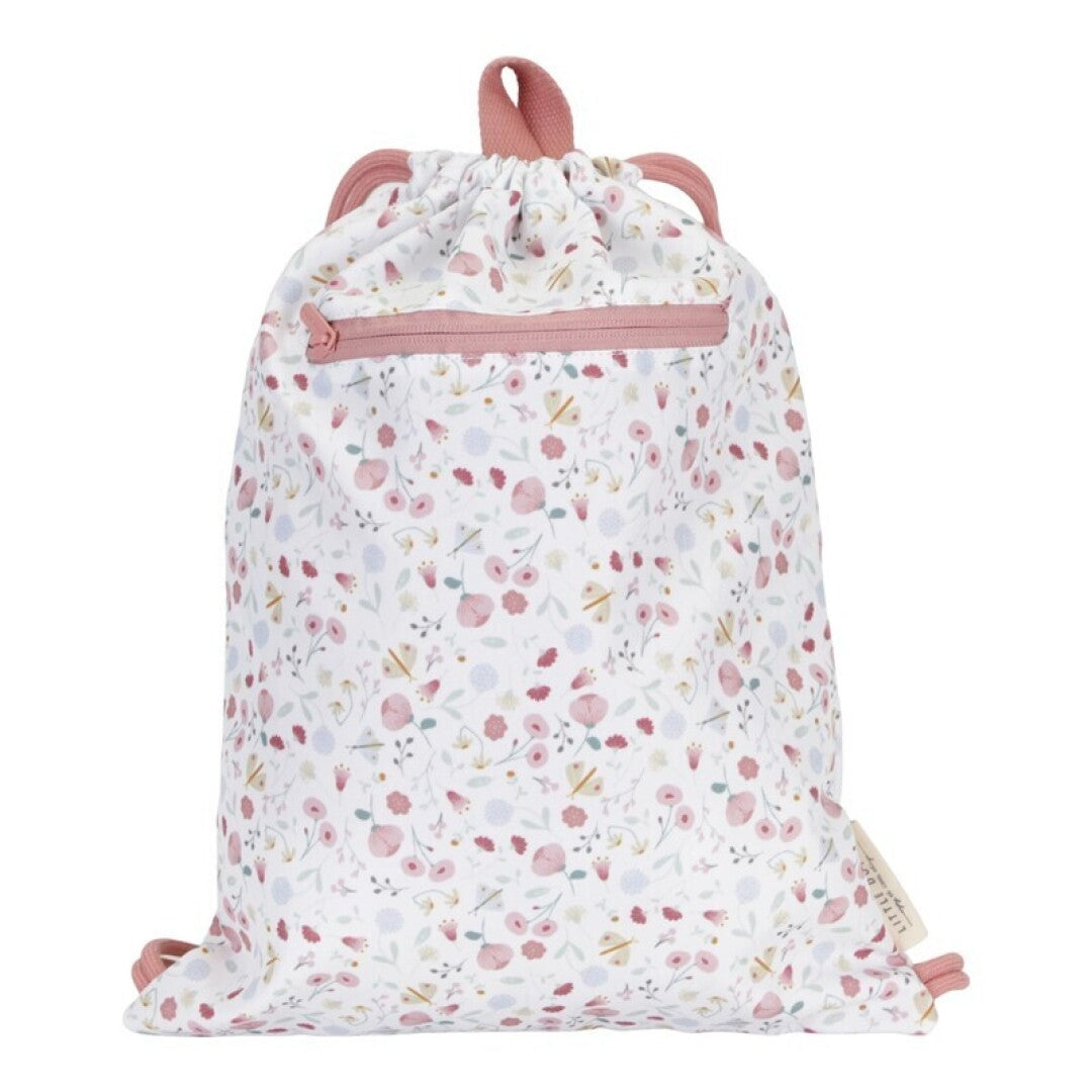 Mochila Saco Flores y mariposas