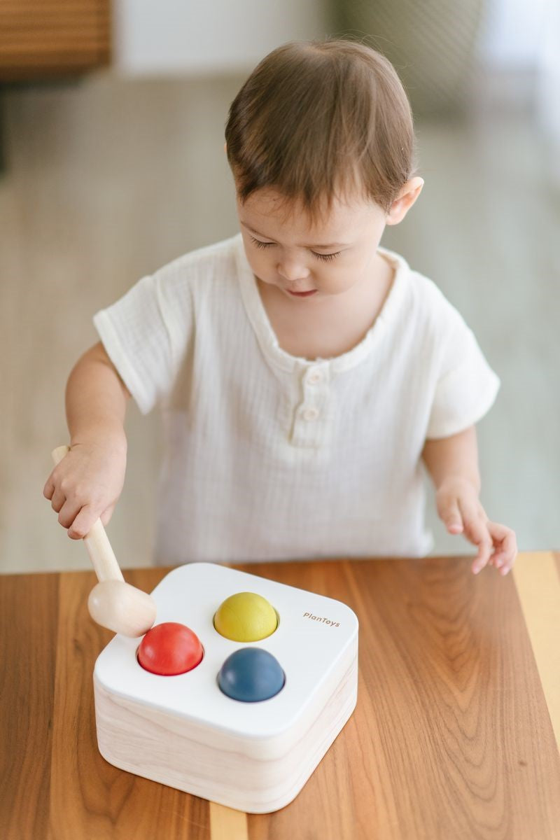 Caja golopea y cae - Plantoys