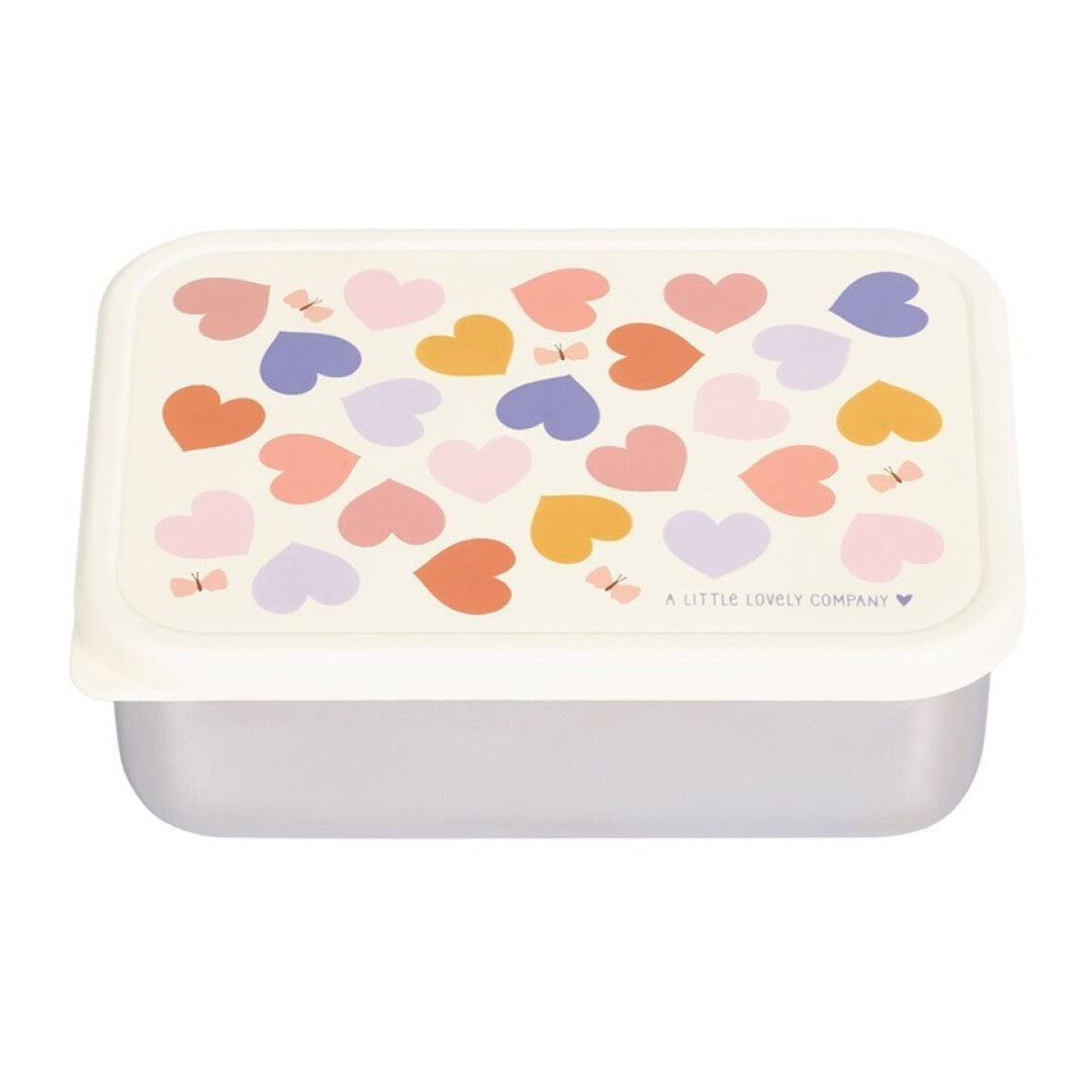 Caja almuerzo acero inox Corazón