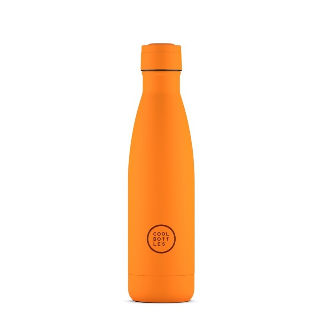 Botella térmica acero Vivid Orange 500ml - The Coolbottles