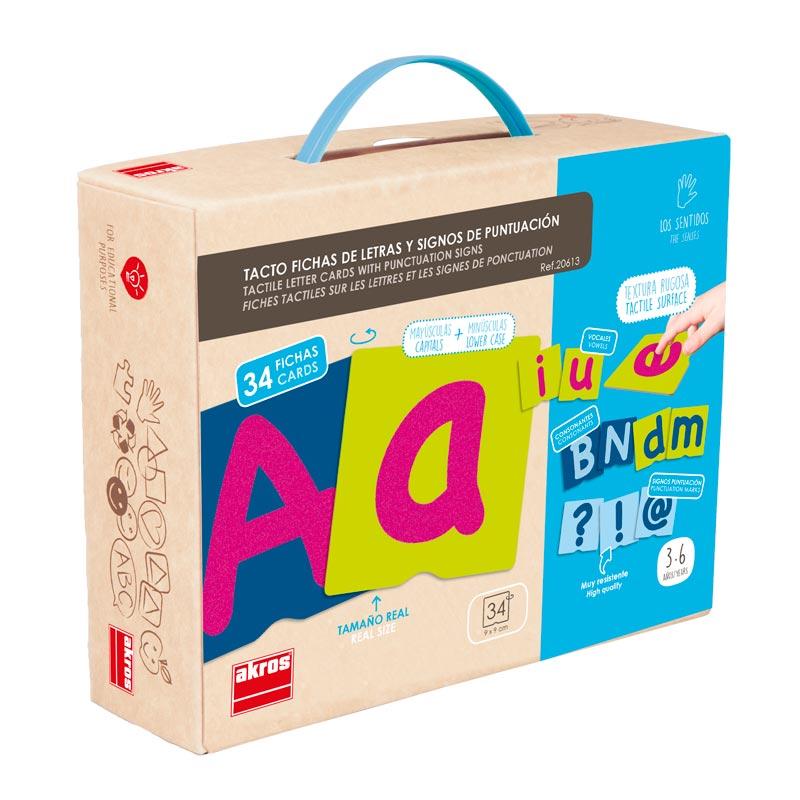 Tacto fichas letras y signos de puntuación1