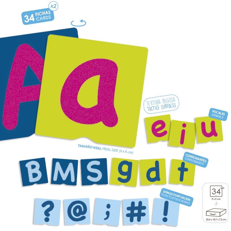 Tacto fichas letras y signos de puntuación2