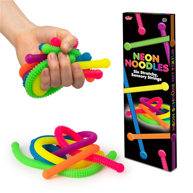 6 Neon Noodles - SCRUNCHEMS
