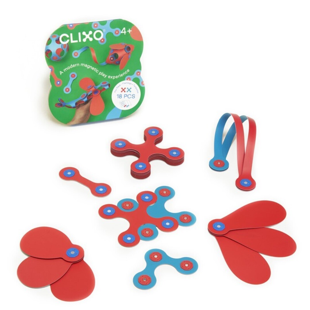 Itsy Pack 18 piezas Flamingo/Turquesa - Clixo