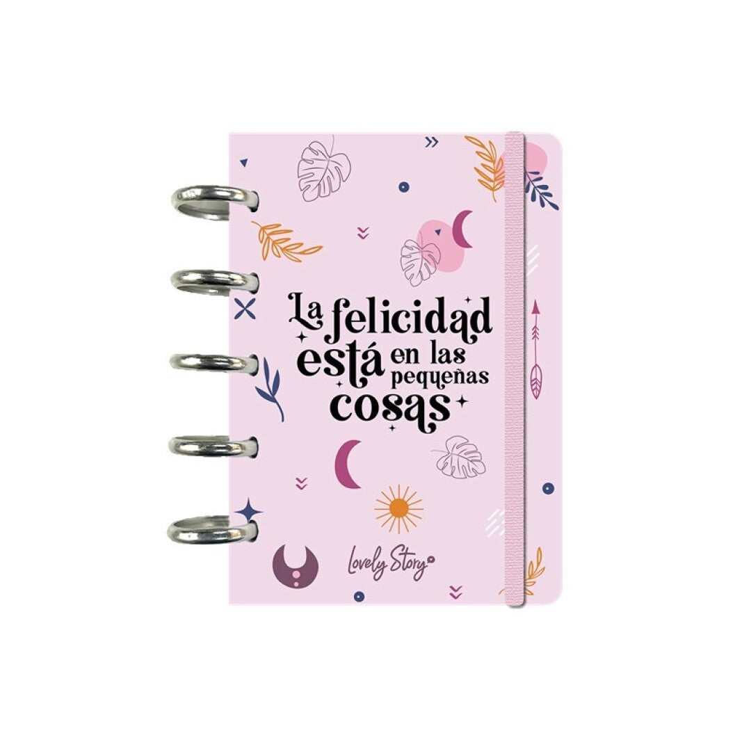 Cuaderno A5 La felicidad está en las pequeñas cosas