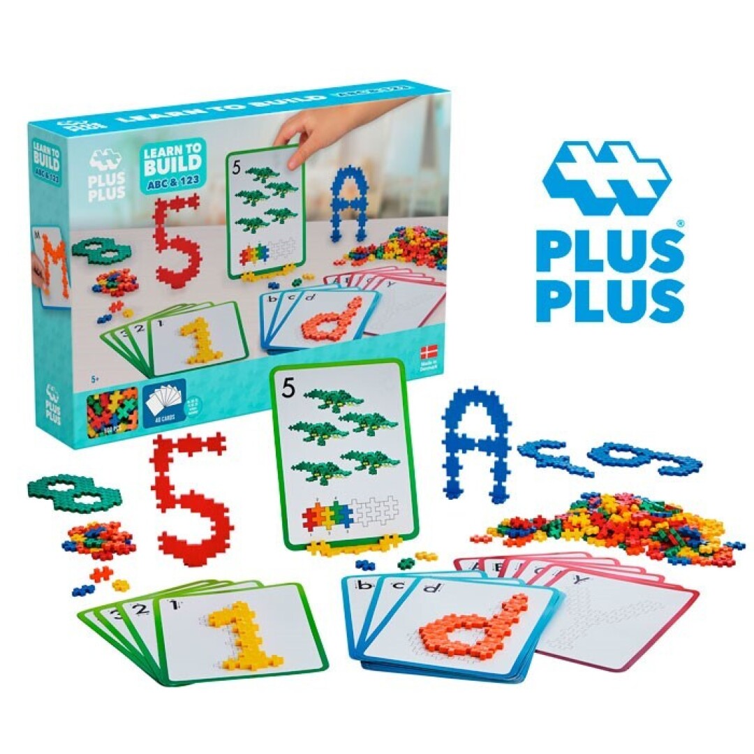 Learn to Build: ABC & 123 - Plus plus