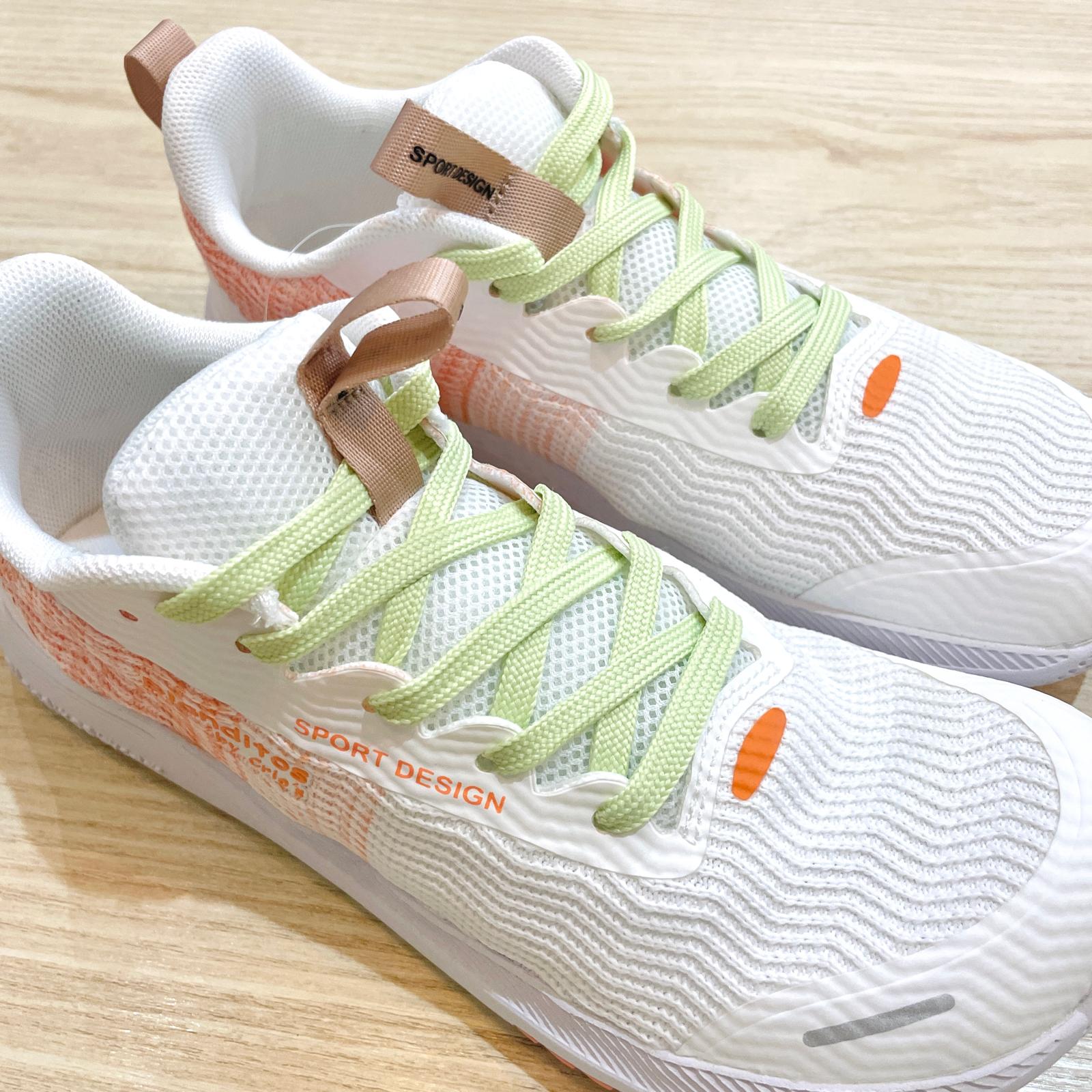Deportivas Poseidón Orange Blanditos