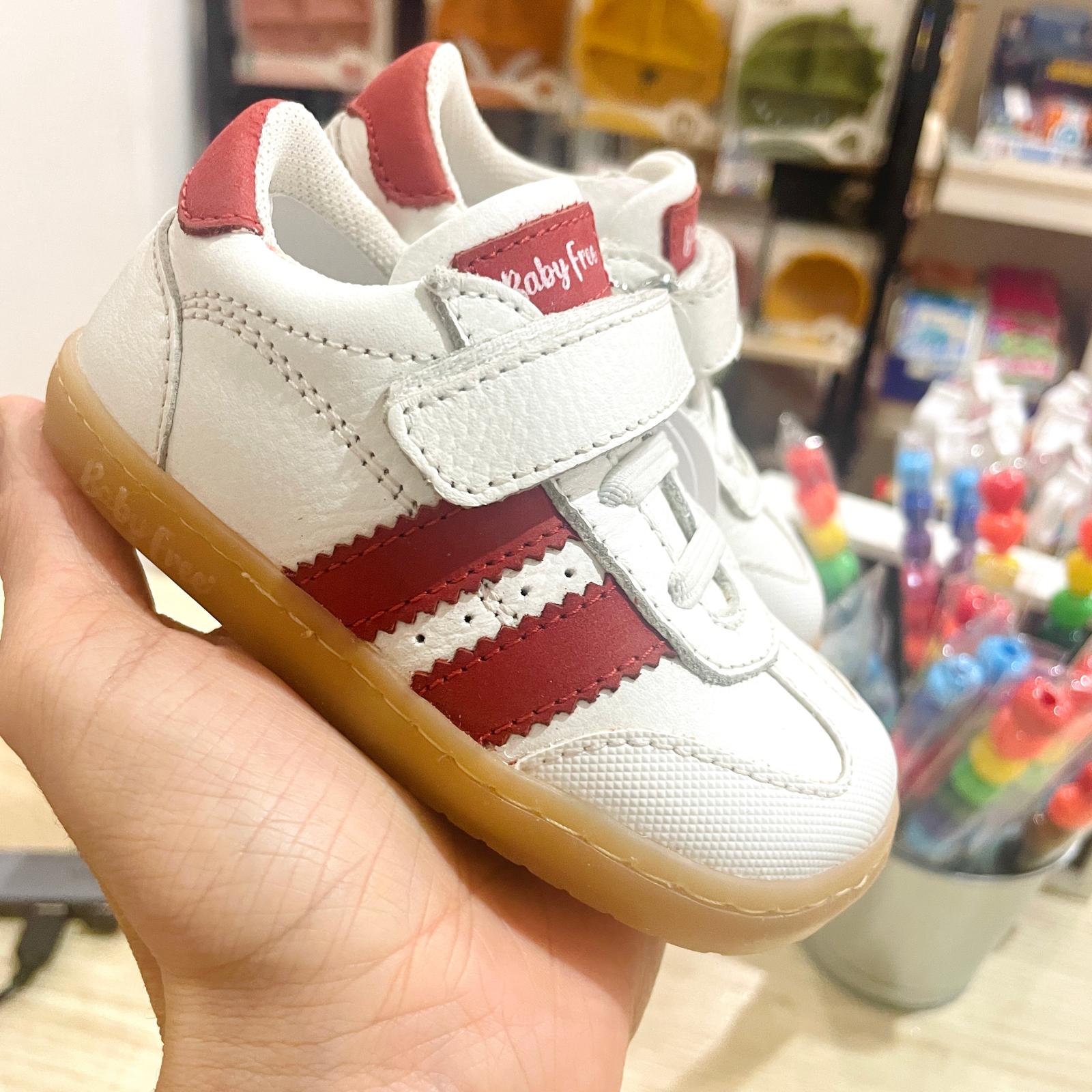 Deportiva Piel Blanco & Rojo – Chetto